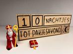 Houten Aftelkalender tot Pakjesavond + Blokker Sinterklaas, Diversen, Ophalen of Verzenden, Zo goed als nieuw