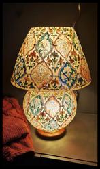 Oosterse kamelenhuid lamp, handbeschilderd, 1964, Ophalen, Zo goed als nieuw, 50 tot 75 cm