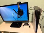 Ps5 met controller, monitor , headset., Ophalen, Zo goed als nieuw, Playstation 5 Digital