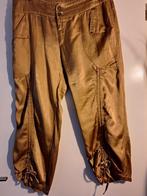 Vintage DIDI broek maat M 38 40 goudkleurig, Kleding | Dames, Broeken en Pantalons, Maat 38/40 (M), Ophalen of Verzenden, Zo goed als nieuw