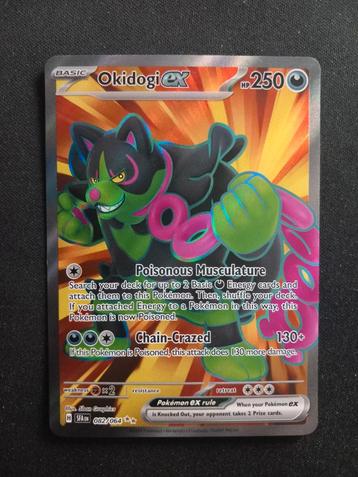 Pokemon Okidogi ex 082/064 Shrouded Fable Full Art NM beschikbaar voor biedingen