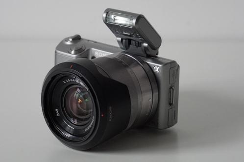 SONY NEX-5 + 18-55mm kitlens - E-mount - 15227 CLICKS - TOP!, Audio, Tv en Foto, Fotocamera's Digitaal, Zo goed als nieuw, Spiegelreflex
