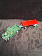 Corgi Toys land rover 109 W.B. + Platform Trailer, Ophalen of Verzenden, Gebruikt, Auto, Corgi