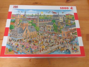 Puzzle - de kaasmarkt alkmaar - 1000 stukjes  beschikbaar voor biedingen