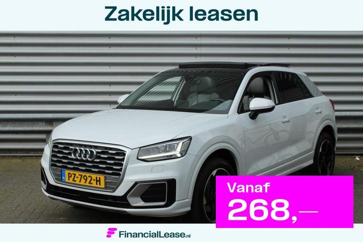 Audi Q2 1.4 TFSI 150pk CoD Sport Automaat NL-Auto NAP Panora, Auto's, Audi, Bedrijf, Lease, Financial lease, Q2, ABS, Adaptive Cruise Control
