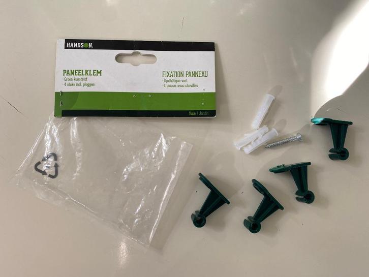 Gaaspaneelklemmen (4 stuks), Tuin en Terras, Gaas en Draad, Zo goed als nieuw, Overige typen, Minder dan 10 meter, Ophalen of Verzenden