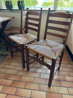 6 Stoelen met rieten zitting, Ophalen, Gebruikt, Bruin, Vijf, Zes of meer stoelen