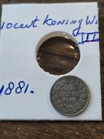 10 cent koning Willem 3 1881., Postzegels en Munten, Munten | Nederland, Ophalen of Verzenden, Koning Willem III, 10 cent