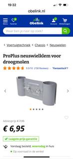 Neuswielklem voor wasmolen, Caravans en Kamperen, Caravan accessoires, Ophalen