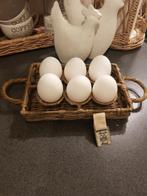 Zgan  riviera maison  egg holder   rattan, Huis en Inrichting, Ophalen of Verzenden, Zo goed als nieuw