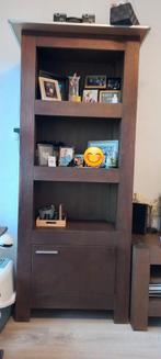 Hardhouten kasten, Huis en Inrichting, Kasten | Boekenkasten, Ophalen, Gebruikt, 25 tot 50 cm, 50 tot 100 cm