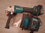 Makita  dga 504 met accu en lader, Doe-het-zelf en Verbouw, Gereedschap | Slijpmachines, Ophalen, Minder dan 700 watt, Haakse handslijpmachine