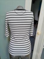 Marccain prachtig shirt wit blauw zwart mt 3, Kleding | Dames, Maat 38/40 (M), Wit, Ophalen of Verzenden, Zo goed als nieuw