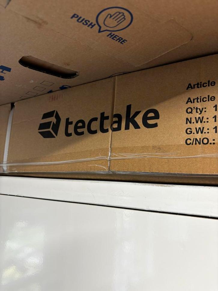 2x Nieuwe ligbedden in doos - Tectake Alina, Tuin en Terras, Ligbedden, Nieuw, Metaal, Verstelbaar, Ophalen