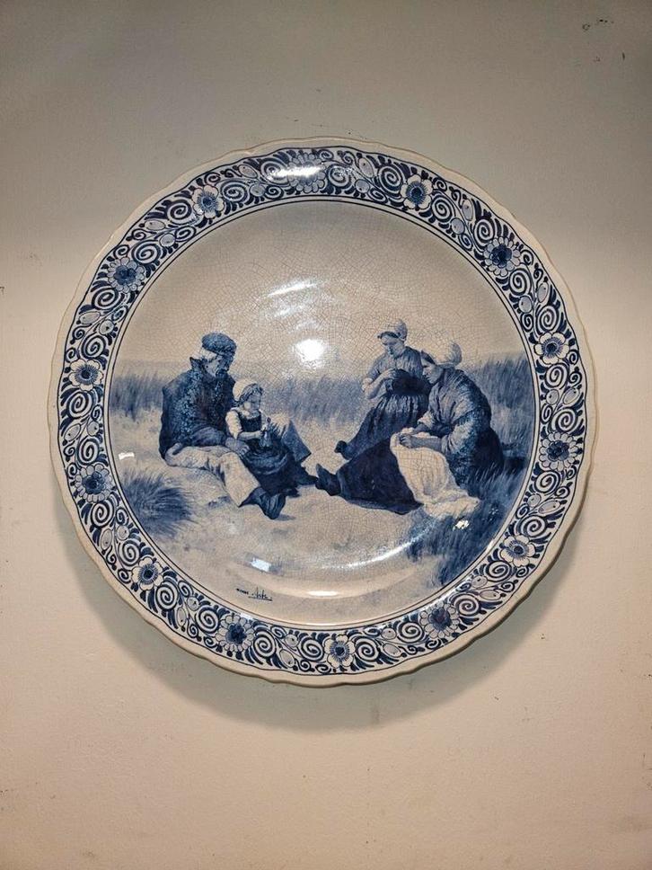 Delfts Blauw schotel, Porceleyne Fles, Constant Artz., Antiek en Kunst, Antiek | Wandborden en Tegels, Ophalen of Verzenden