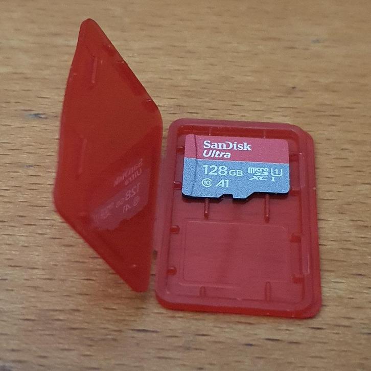 SANDISK MicroSDXC Ultra 128GB, Audio, Tv en Foto, Fotografie | Geheugenkaarten, Gebruikt, SDXC, 128 GB, Overige, Ophalen of Verzenden