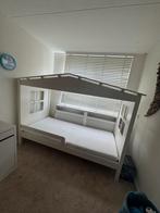 Wit huisje kasteel kinderbed, Ophalen, Zo goed als nieuw, 180 cm of meer, 70 tot 85 cm