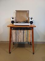 Audiomeubel platenkast platenspelerkast retro vintage hout, Huis en Inrichting, Kasten | Overige, Ophalen, Gebruikt