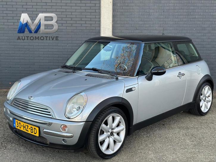 MINI COOPER/APK/AIRCO/NETJES, Auto's, Mini, Bedrijf, Benzine, D, Hatchback, Handgeschakeld, Origineel Nederlands, Zilver of Grijs