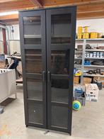 IKEA Servieskast met glazen deuren, Ophalen, Gebruikt, 50 tot 100 cm, Glas