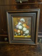 Stilleven Schilderij Bloemen Olieverf Ingelijst, Ophalen of Verzenden