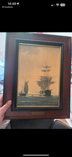 Klassiek maritiem schilderij – “Preparing to Sail”, Antiek en Kunst, Kunst | Schilderijen | Klassiek, Ophalen