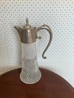Antieke Wijnkan van Geslepen Glas - Engeland, Ophalen of Verzenden
