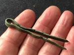 Romeinse PINCET brons Bodemvondst intact en beweegbaar!, Antiek en Kunst, Antiek | Koper en Brons, Verzenden, Brons