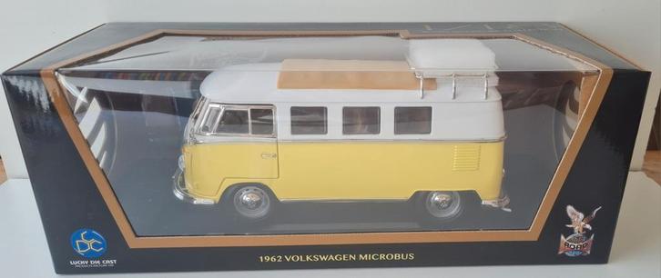 Volkswagen Microbus 1962 New!!! 1/18, Hobby en Vrije tijd, Modelauto's | 1:18, Nieuw, Auto, Overige merken, Ophalen of Verzenden