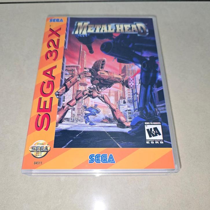 Metal Head Sega 32X Game Case, Spelcomputers en Games, Games | Sega, Zo goed als nieuw, Overige modellen, Avontuur en Actie, 1 speler