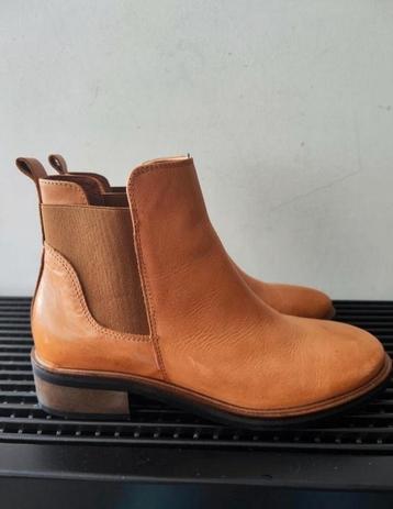 Nude of Scandinavia, cognackleurige leren chelseaboot mt 37 beschikbaar voor biedingen