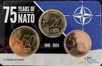 Nederland coincard 75 jaar NATO 1949-2024, Overige waardes, Ophalen of Verzenden, Overige landen