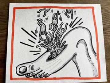 Keith Haring Untitled lithograph