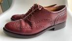 Bordeaux leren Brogues maat 40, in goede staat, Overige kleuren, Verzenden, Gedragen, Veterschoenen