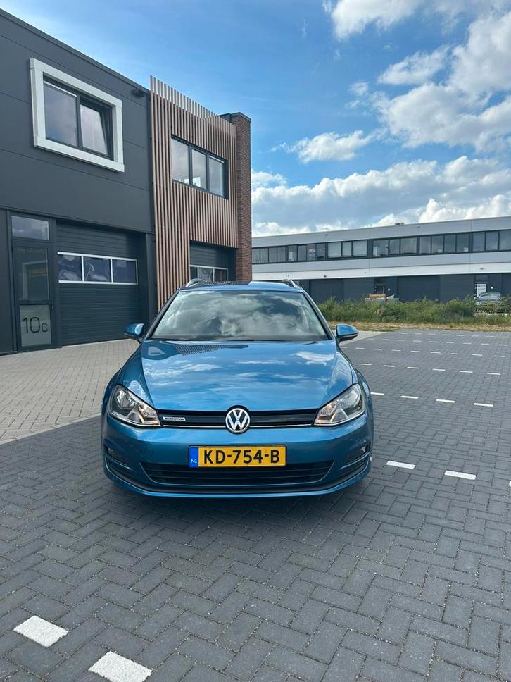 Volkswagen Golf Variant 1.0 TSI 115pk Bluemotion 2016 Blauw, Auto's, Volkswagen, Bedrijf, Golf Variant, Airbags, Airconditioning