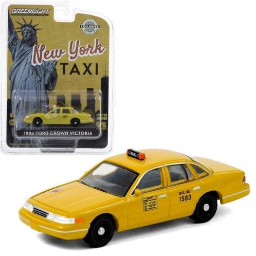 1994 Ford Crown Victoria van Greenlight 1/64 New York Taxi, Hobby en Vrije tijd, Modelauto's | Overige schalen, Nieuw, Auto, Ophalen of Verzenden