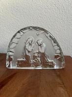 Zware glazen vintage kerststal uit 1965, Ophalen of Verzenden