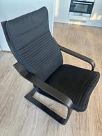 IKEA POÄNG fauteuil – zwartbruin frame – netjes gebruikt, Huis en Inrichting, Ophalen, Gebruikt, Scandinavisch / Modern, Zwart