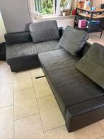 Black convertible sofa bed, Ophalen of Verzenden, Tweepersoons, 200 cm