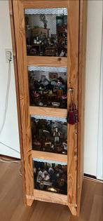 Poppenkastspullen met smalle kast, Huis en Inrichting, Ophalen, Minder dan 50 cm, Gebruikt, 25 tot 50 cm