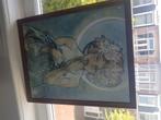 Mucha zie omschrijving, Huis en Inrichting, Ophalen, Minder dan 50 cm, Schilderij, Minder dan 50 cm