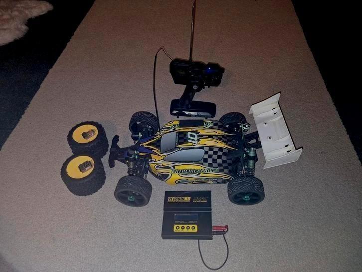 Ansmann Vapor snelle RC Stockcar. Sinterklaas.of kerstcadeau, Hobby en Vrije tijd, Modelbouw | Radiografisch | Overige, Ophalen