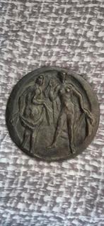 Ed van Teeseling - Bronzen penning, Antiek en Kunst, Antiek | Koper en Brons, Ophalen of Verzenden