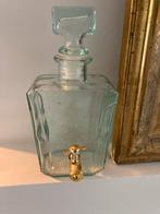 Luxe Karaf met Tapkraan, Glas of Glazen, Ophalen of Verzenden, Overige stijlen, Glas