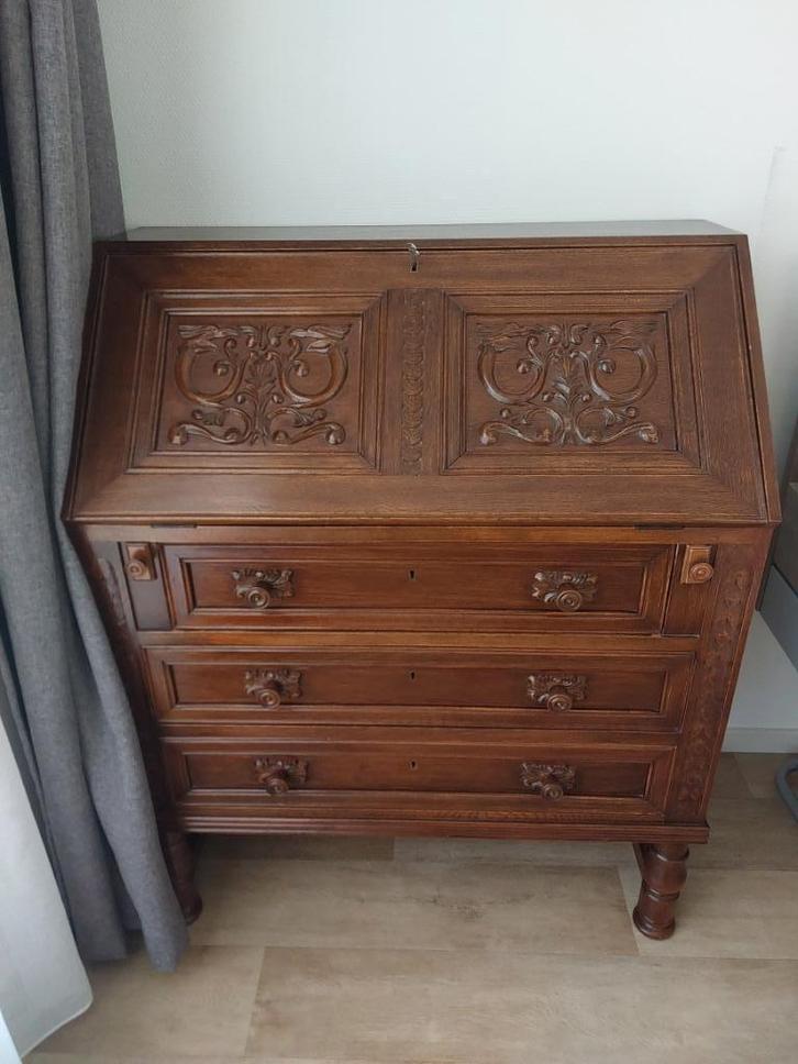 Bijzondere , sierlijke Secretaire Bureau, Huis en Inrichting, Kasten | Secretaires, Gebruikt, Ophalen