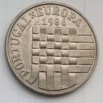 25 Escudos 1986 Portugal Prachtige Oude Munt Commemoratie, Ophalen of Verzenden, Overige landen