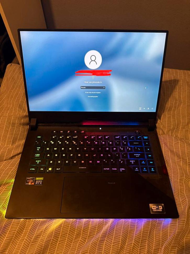 Asus ROG Strix Scar 15 G533QR-HF009T - Gaming Laptop, Computers en Software, Windows Laptops, Zo goed als nieuw, 15 inch, SSD