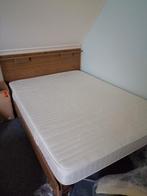 Tweepersoonsbed 140x200, Ophalen, Gebruikt, Bruin, Tweepersoons