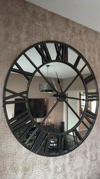 Spiegel klok, Huis en Inrichting, Woonaccessoires | Klokken, Ophalen, Zo goed als nieuw, Wandklok