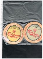 OUDE BIERVILTJES CARLSBERG, Verzamelen, Biermerken, Verzenden, Nieuw, Viltje(s), Overige merken